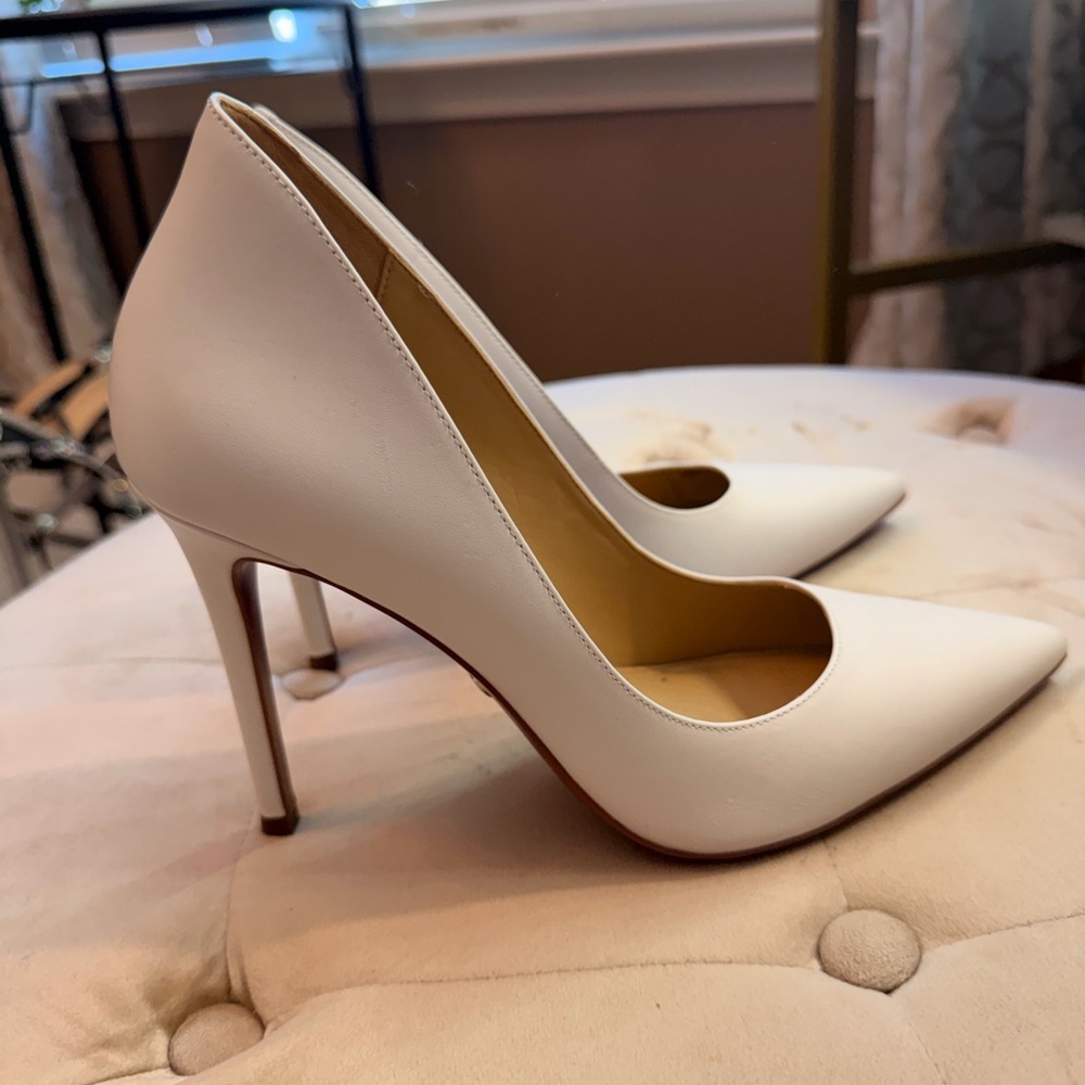 Michael Kors Classic White Heels